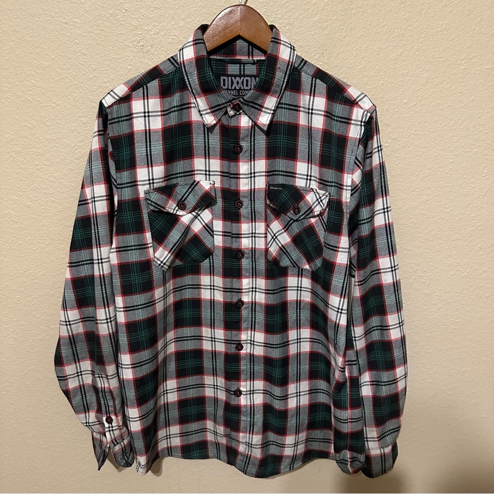 Dixxon Men’s Limited Edition Snap-On Plaid Flannel Button Up Shirt
